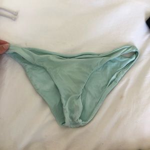Volcom green bikini bottoms